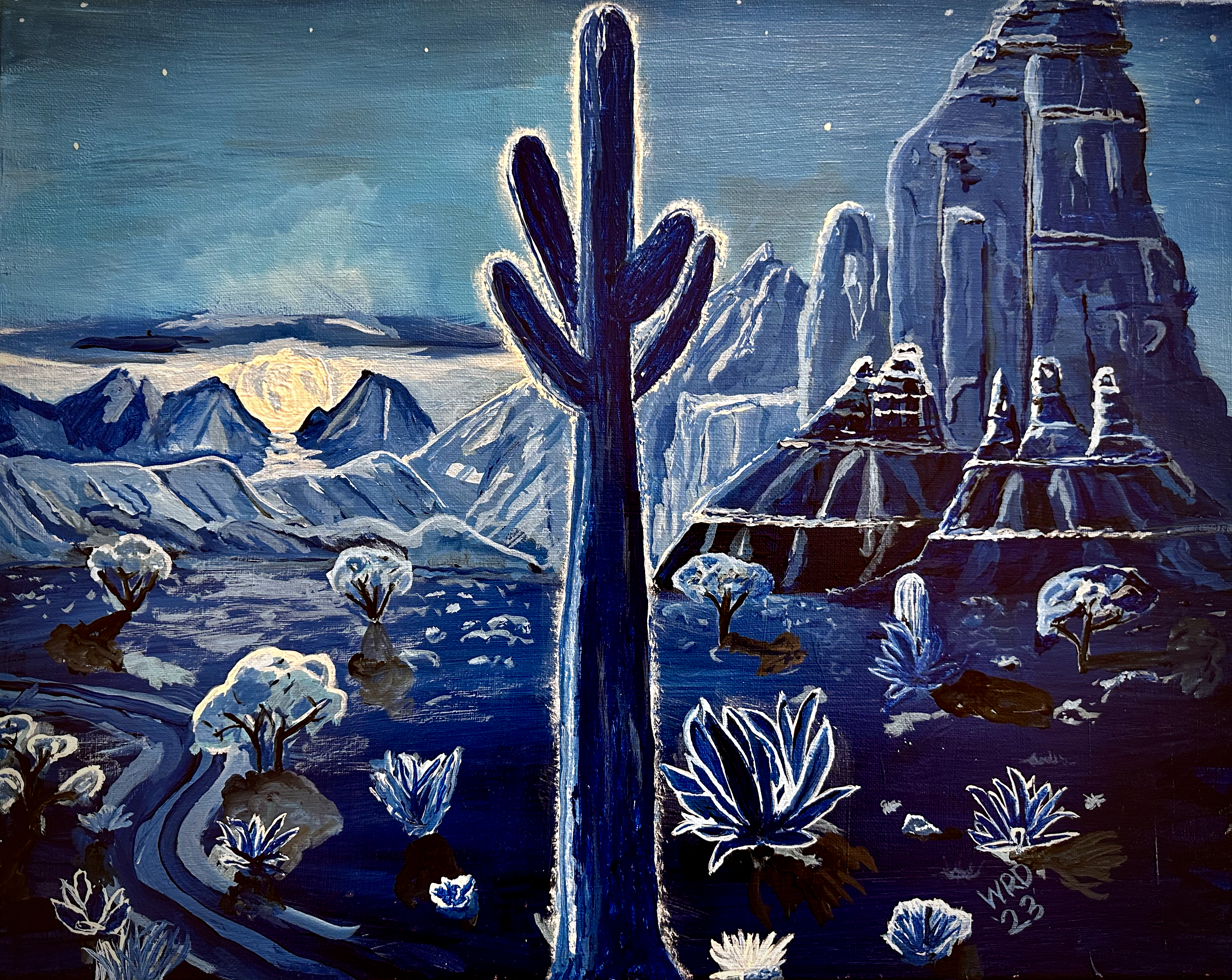 Desert Moonrise
