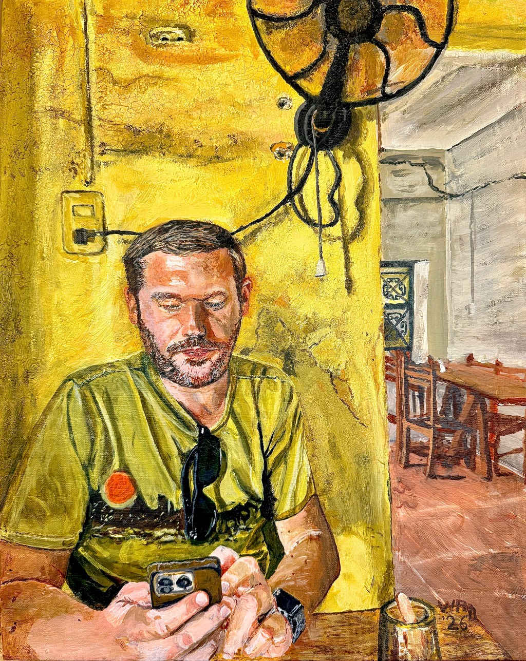 Capturing Tranquility: A Painting of My Son in&nbsp;Merida