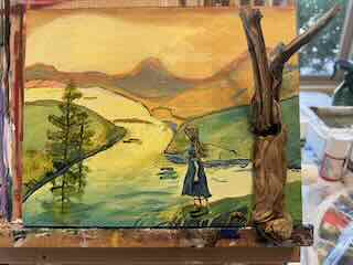 Girl On the Riverbank