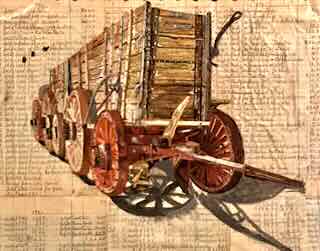 1880 Death Valley 20 Mule Team Borax Hauler
